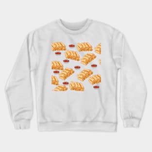 Chả Giò (Spring Rolls) and Dipping Sauce Crewneck Sweatshirt